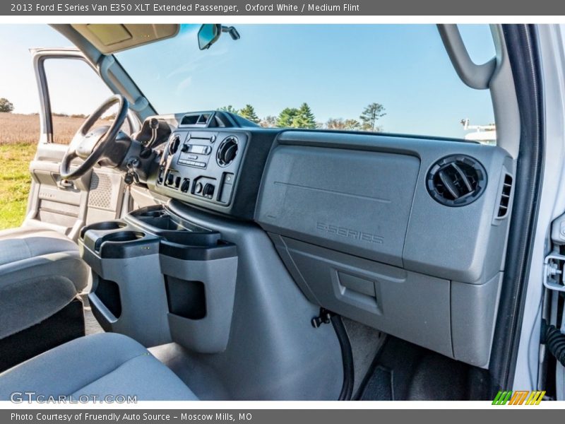 Oxford White / Medium Flint 2013 Ford E Series Van E350 XLT Extended Passenger