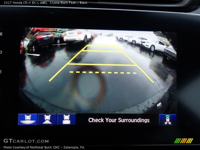 Crystal Black Pearl / Black 2017 Honda CR-V EX-L AWD