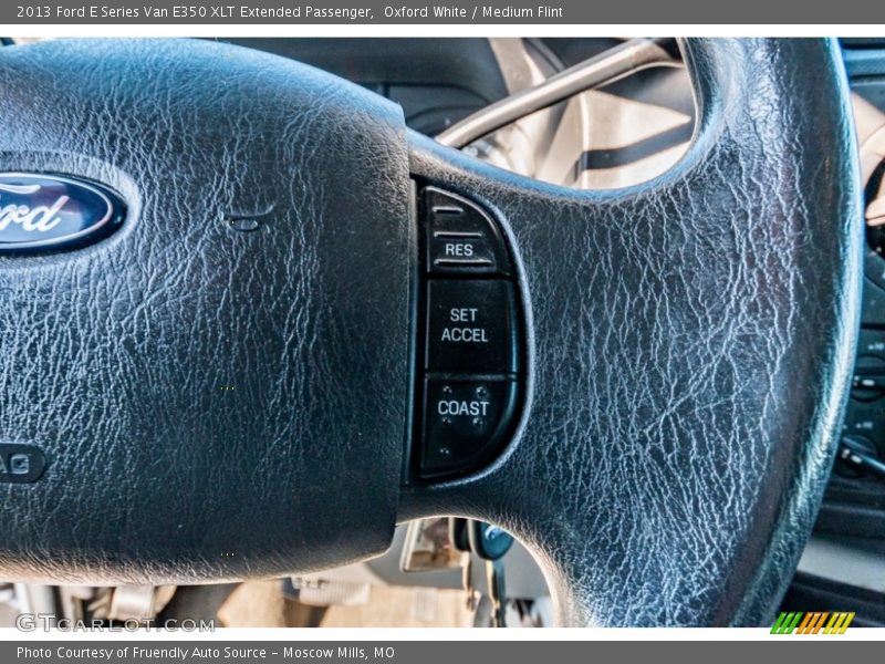 Oxford White / Medium Flint 2013 Ford E Series Van E350 XLT Extended Passenger