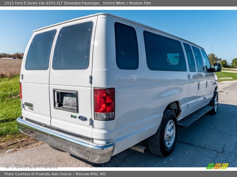 Oxford White / Medium Flint 2013 Ford E Series Van E350 XLT Extended Passenger