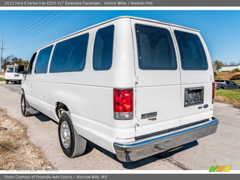 Oxford White / Medium Flint 2013 Ford E Series Van E350 XLT Extended Passenger