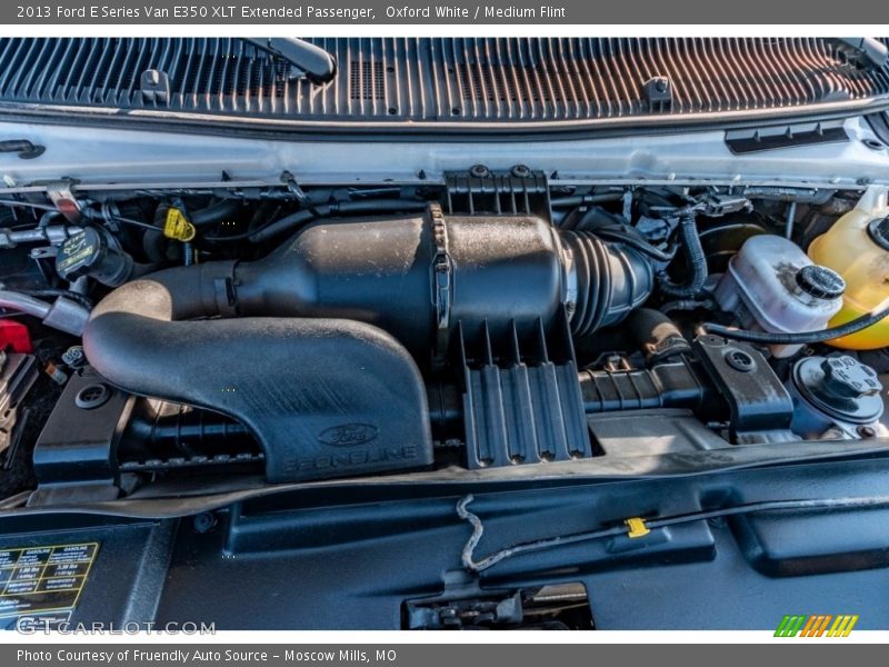 Oxford White / Medium Flint 2013 Ford E Series Van E350 XLT Extended Passenger