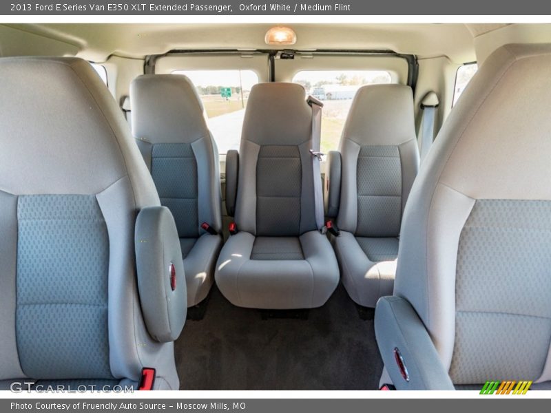 Oxford White / Medium Flint 2013 Ford E Series Van E350 XLT Extended Passenger