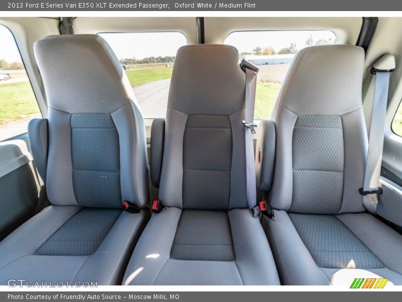 Oxford White / Medium Flint 2013 Ford E Series Van E350 XLT Extended Passenger