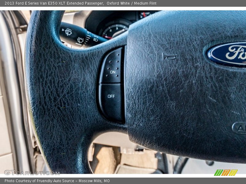 Oxford White / Medium Flint 2013 Ford E Series Van E350 XLT Extended Passenger