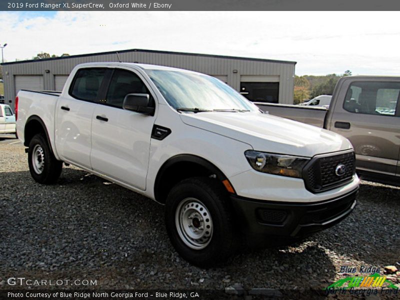 Oxford White / Ebony 2019 Ford Ranger XL SuperCrew