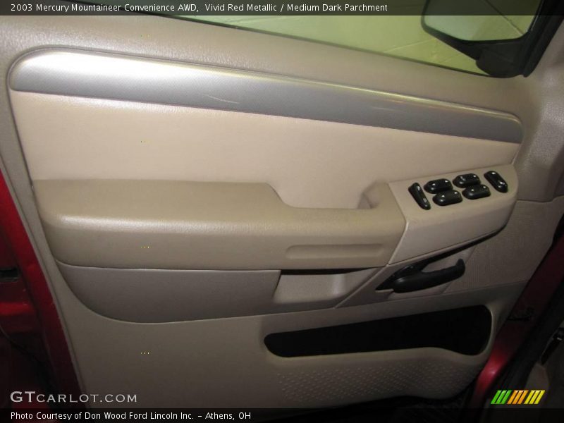 Vivid Red Metallic / Medium Dark Parchment 2003 Mercury Mountaineer Convenience AWD
