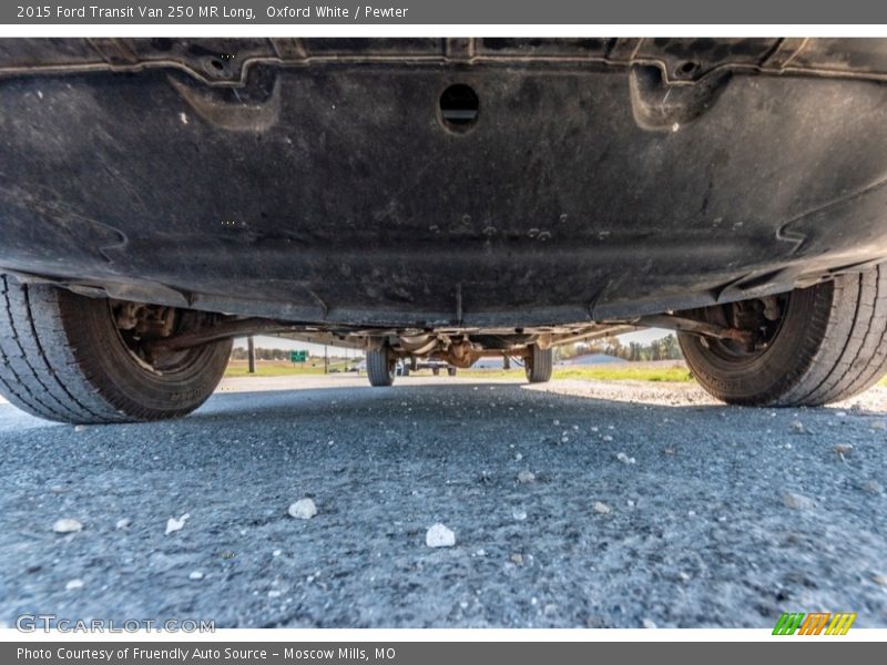Oxford White / Pewter 2015 Ford Transit Van 250 MR Long