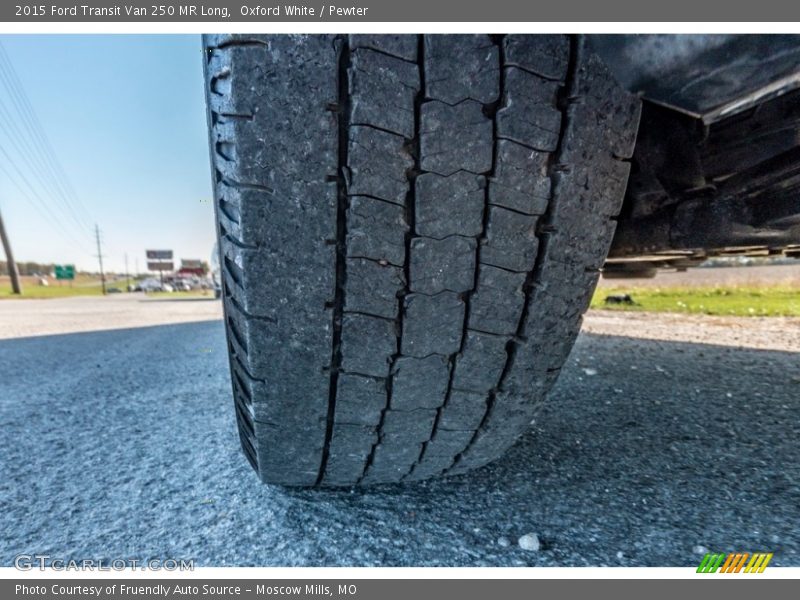 Oxford White / Pewter 2015 Ford Transit Van 250 MR Long