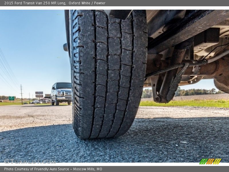 Oxford White / Pewter 2015 Ford Transit Van 250 MR Long