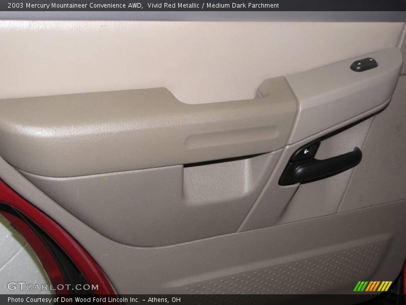 Vivid Red Metallic / Medium Dark Parchment 2003 Mercury Mountaineer Convenience AWD