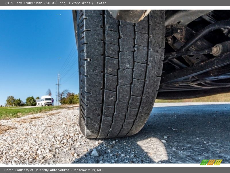 Oxford White / Pewter 2015 Ford Transit Van 250 MR Long