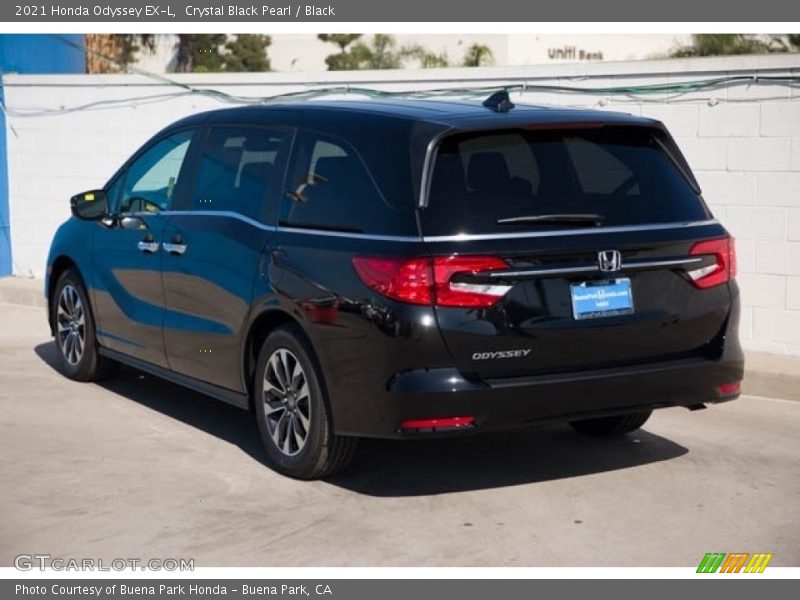 Crystal Black Pearl / Black 2021 Honda Odyssey EX-L