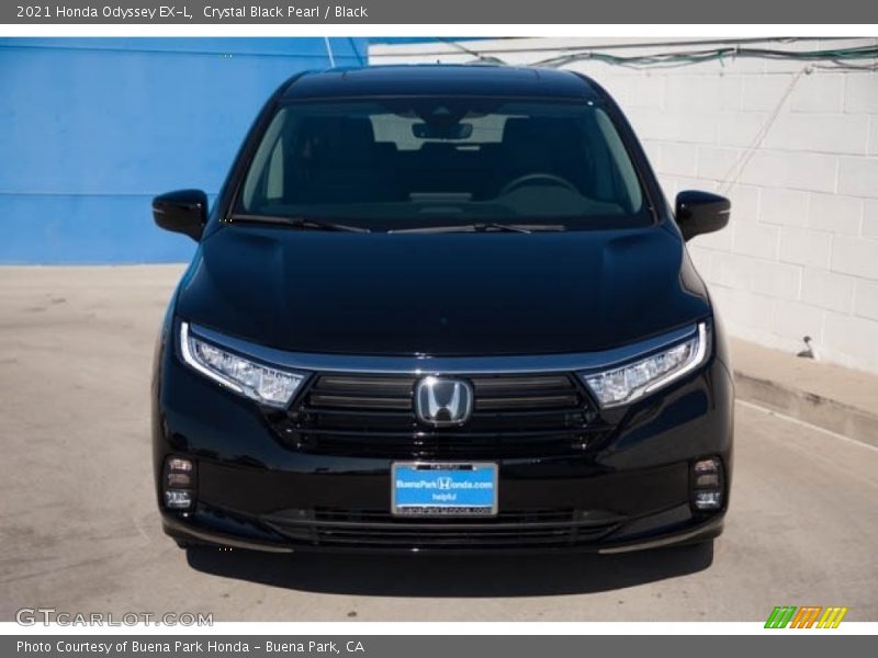 Crystal Black Pearl / Black 2021 Honda Odyssey EX-L