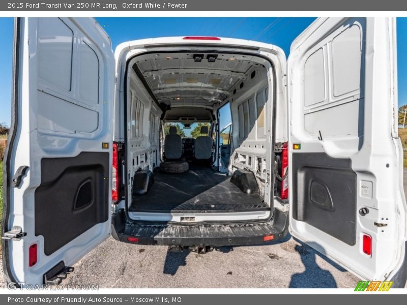 Oxford White / Pewter 2015 Ford Transit Van 250 MR Long
