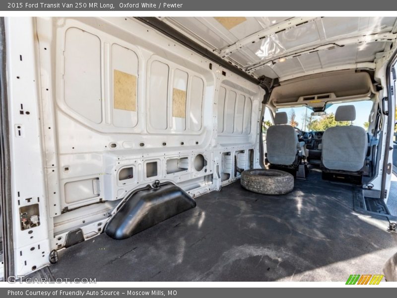 Oxford White / Pewter 2015 Ford Transit Van 250 MR Long