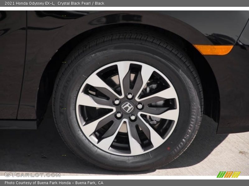 Crystal Black Pearl / Black 2021 Honda Odyssey EX-L