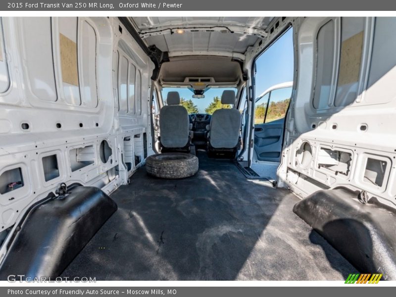 Oxford White / Pewter 2015 Ford Transit Van 250 MR Long