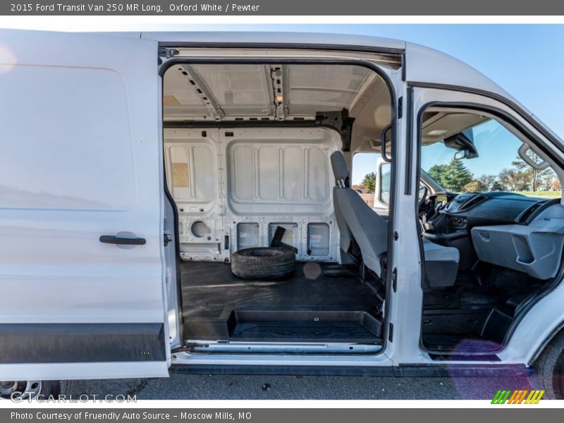 Oxford White / Pewter 2015 Ford Transit Van 250 MR Long