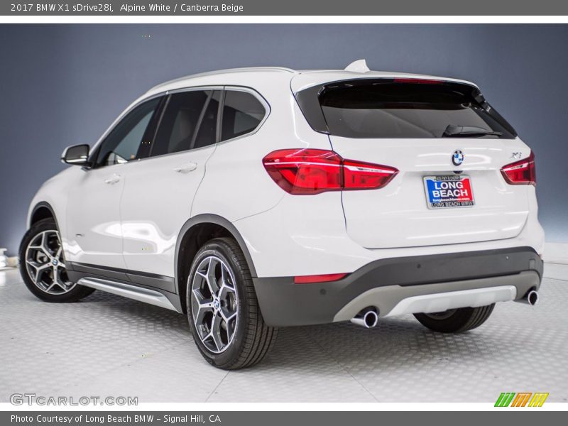 Alpine White / Canberra Beige 2017 BMW X1 sDrive28i