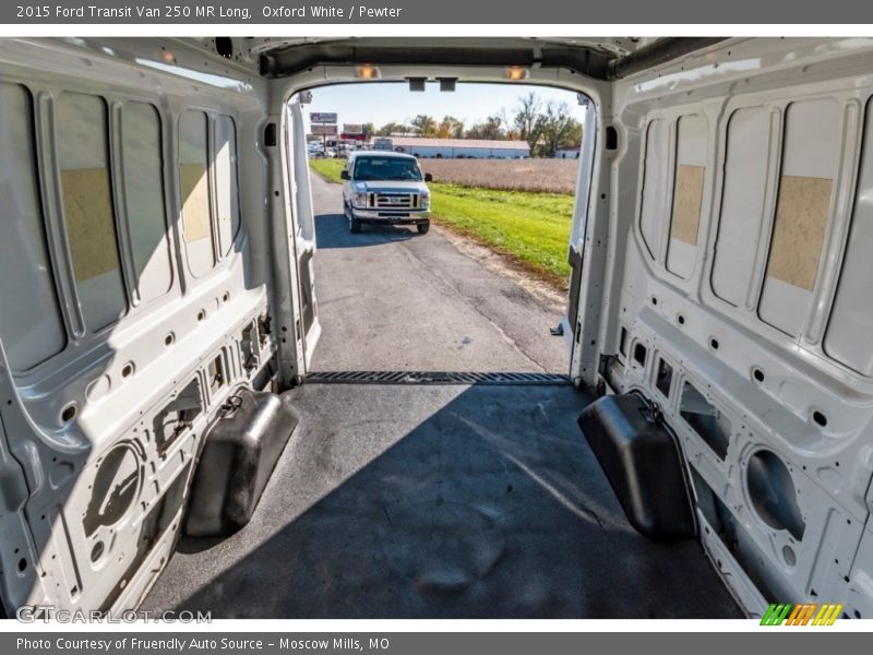 Oxford White / Pewter 2015 Ford Transit Van 250 MR Long