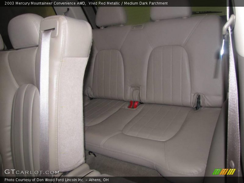 Vivid Red Metallic / Medium Dark Parchment 2003 Mercury Mountaineer Convenience AWD