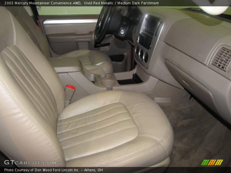 Vivid Red Metallic / Medium Dark Parchment 2003 Mercury Mountaineer Convenience AWD