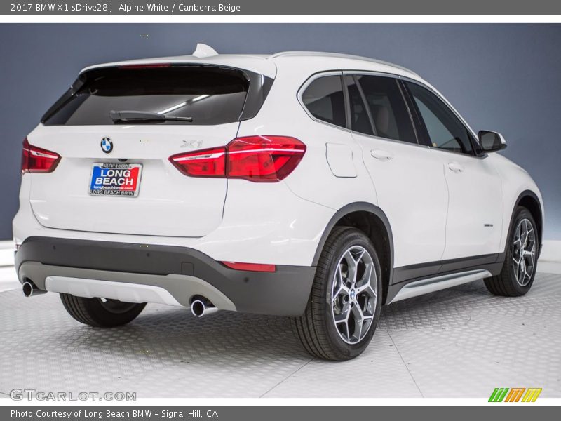 Alpine White / Canberra Beige 2017 BMW X1 sDrive28i