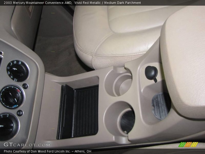 Vivid Red Metallic / Medium Dark Parchment 2003 Mercury Mountaineer Convenience AWD