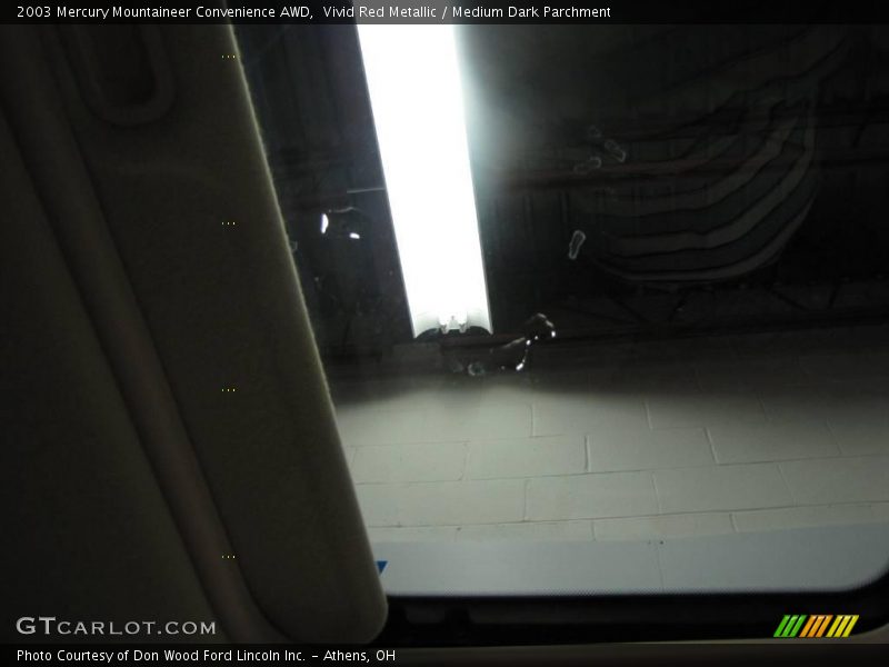 Vivid Red Metallic / Medium Dark Parchment 2003 Mercury Mountaineer Convenience AWD
