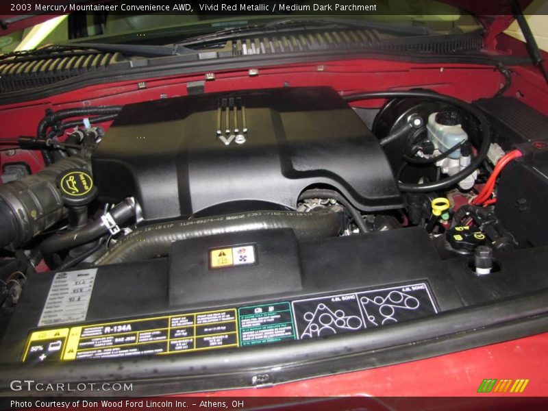 Vivid Red Metallic / Medium Dark Parchment 2003 Mercury Mountaineer Convenience AWD