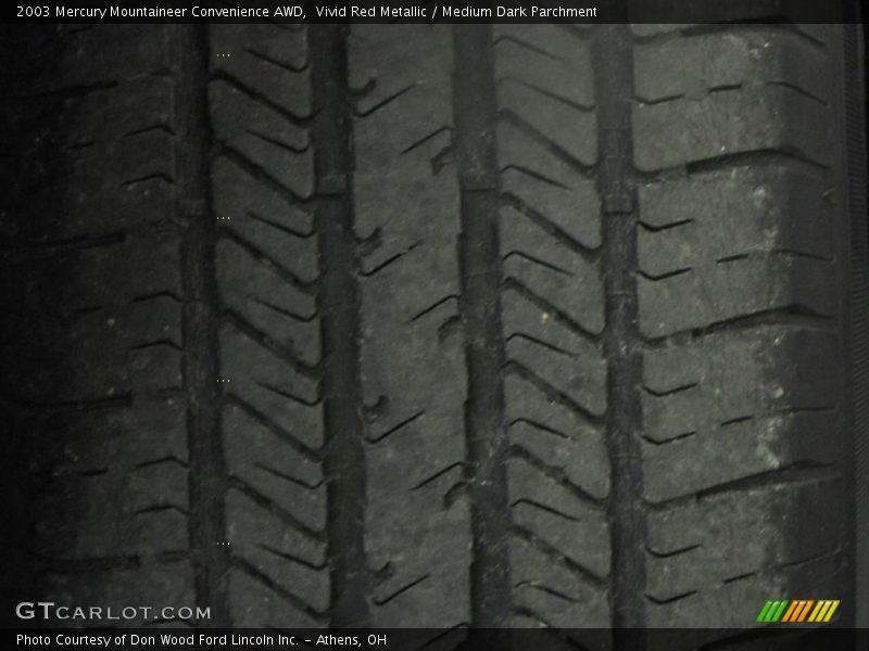 Vivid Red Metallic / Medium Dark Parchment 2003 Mercury Mountaineer Convenience AWD