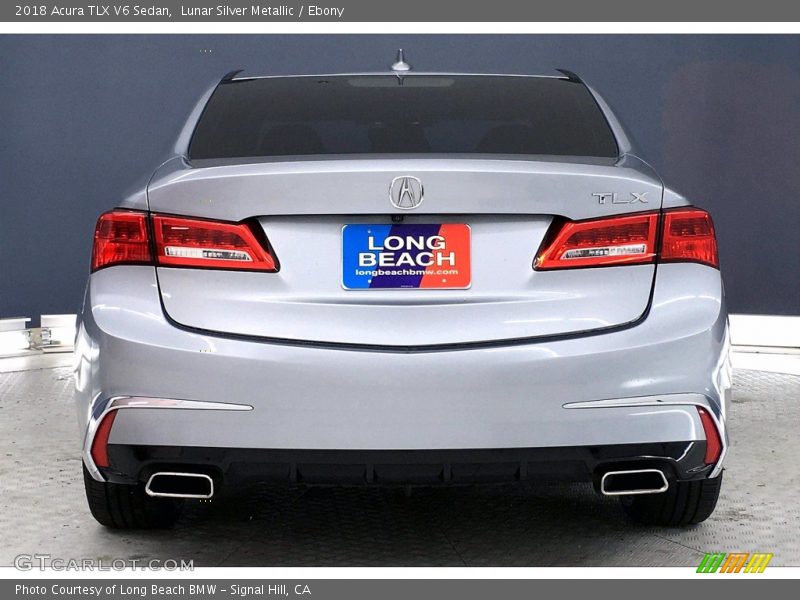 Lunar Silver Metallic / Ebony 2018 Acura TLX V6 Sedan