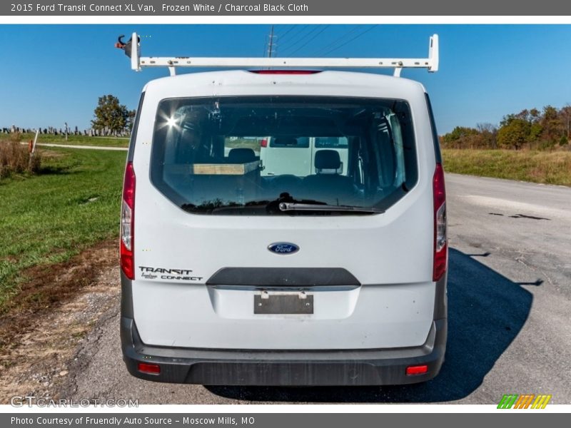 Frozen White / Charcoal Black Cloth 2015 Ford Transit Connect XL Van