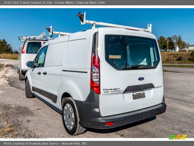 Frozen White / Charcoal Black Cloth 2015 Ford Transit Connect XL Van