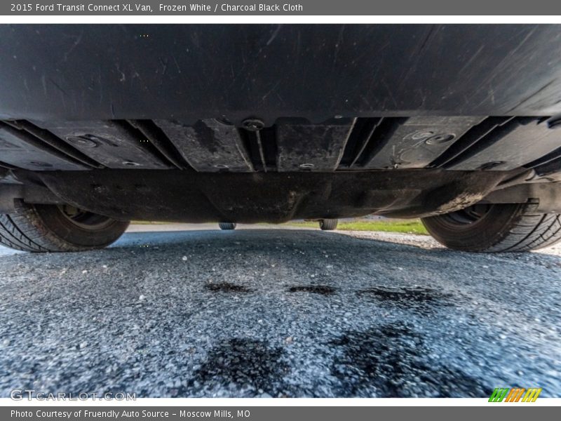 Frozen White / Charcoal Black Cloth 2015 Ford Transit Connect XL Van