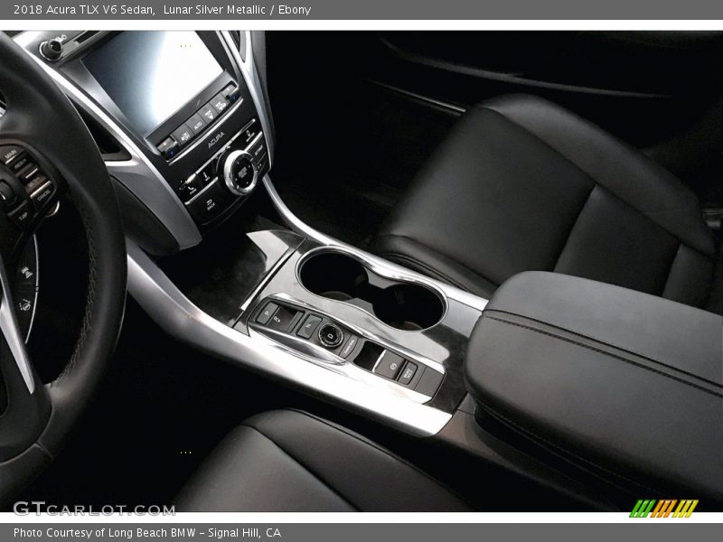 Lunar Silver Metallic / Ebony 2018 Acura TLX V6 Sedan