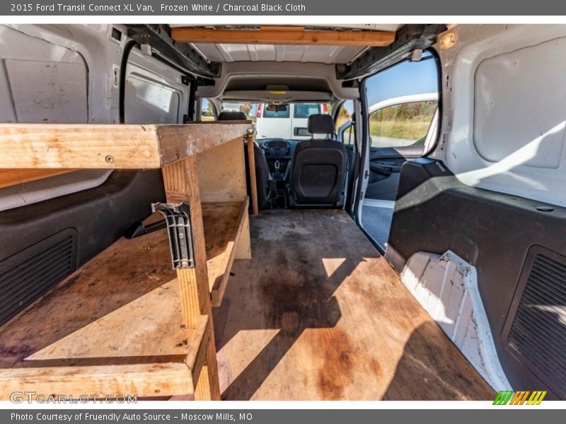 Frozen White / Charcoal Black Cloth 2015 Ford Transit Connect XL Van