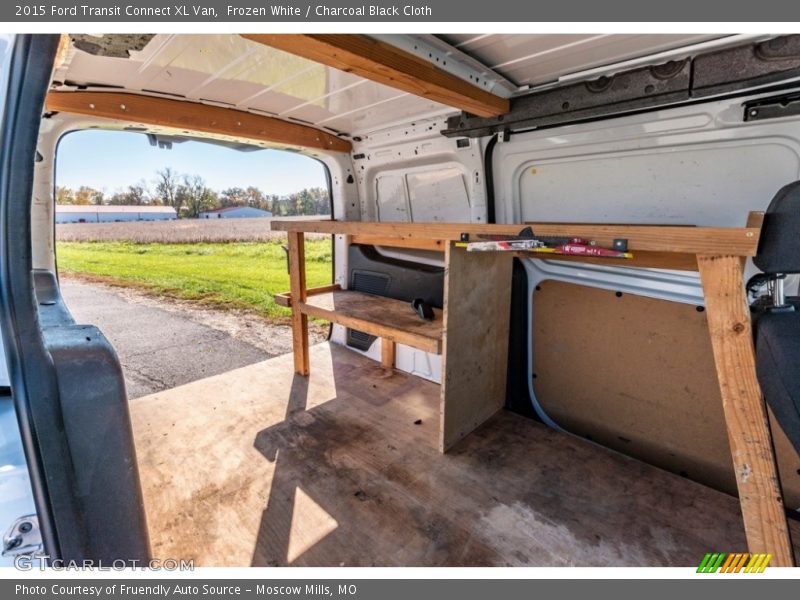 Frozen White / Charcoal Black Cloth 2015 Ford Transit Connect XL Van