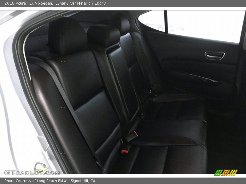 Lunar Silver Metallic / Ebony 2018 Acura TLX V6 Sedan
