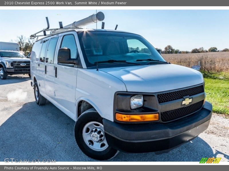 Summit White / Medium Pewter 2010 Chevrolet Express 2500 Work Van