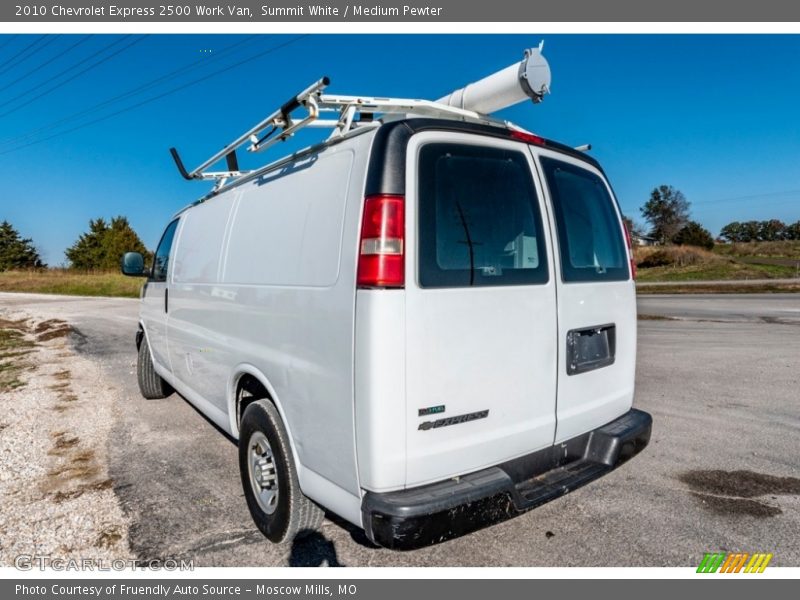 Summit White / Medium Pewter 2010 Chevrolet Express 2500 Work Van