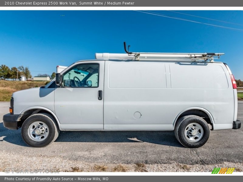 Summit White / Medium Pewter 2010 Chevrolet Express 2500 Work Van
