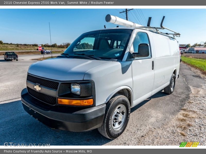 Summit White / Medium Pewter 2010 Chevrolet Express 2500 Work Van