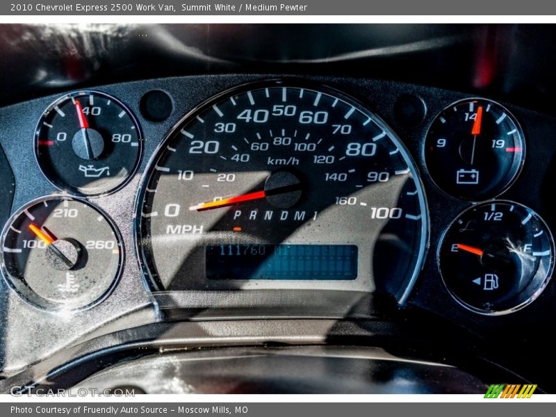 Summit White / Medium Pewter 2010 Chevrolet Express 2500 Work Van