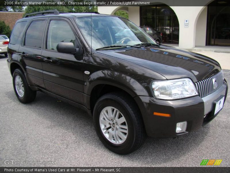 Charcoal Beige Metallic / Pebble/Light Parchment 2006 Mercury Mariner Premier 4WD