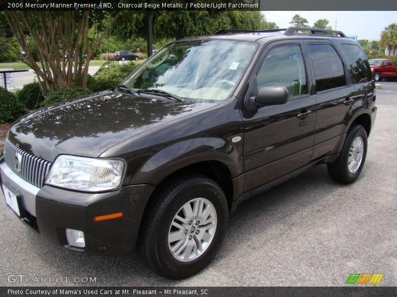 Charcoal Beige Metallic / Pebble/Light Parchment 2006 Mercury Mariner Premier 4WD