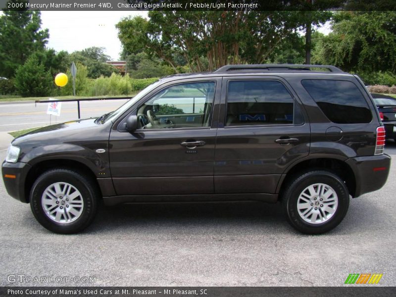 Charcoal Beige Metallic / Pebble/Light Parchment 2006 Mercury Mariner Premier 4WD