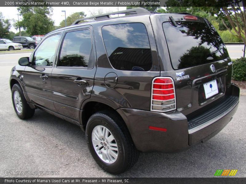 Charcoal Beige Metallic / Pebble/Light Parchment 2006 Mercury Mariner Premier 4WD