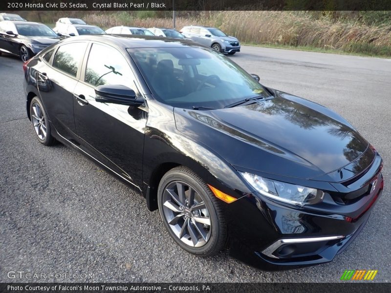 Front 3/4 View of 2020 Civic EX Sedan